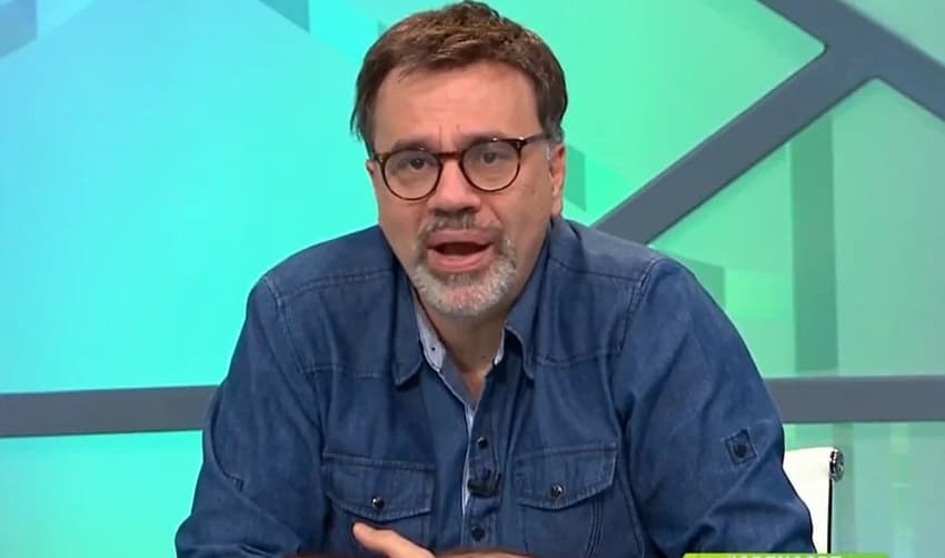 Mauro Beting discutiu ao vivo sobre o Mundial do Palmeiras (Foto: Reprodução)