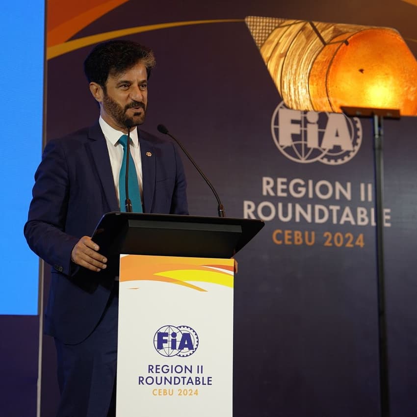 Mohammed-ben-Sulayem, o presidente da Federação Internacional de Automobilismo (FIA)