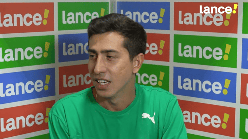 Caio Bonfim em conversa com o Lance!