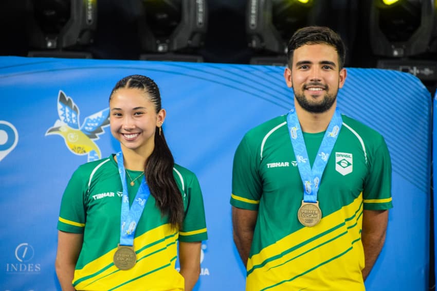 Giulia Takahashi e Guilherme Teodoro conquistam o ouro no Pan-Americano