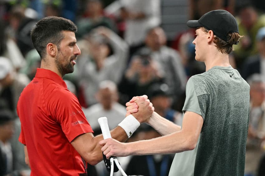 Jannik Sinner - Novak Djokovic - ATP Xangai - Tênis