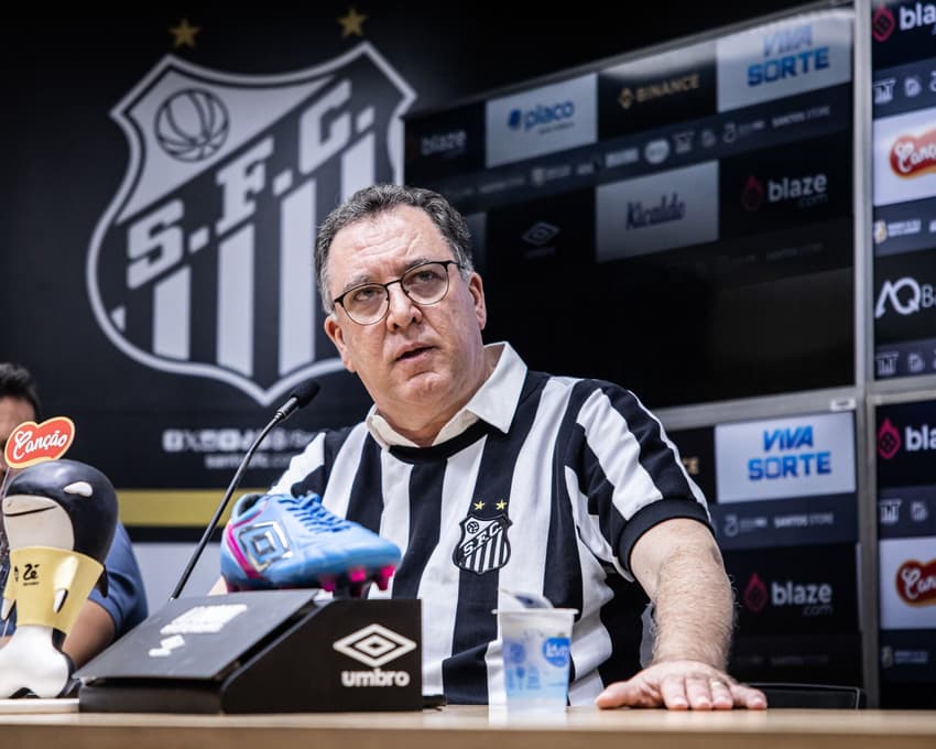 Marcelo Teixeira coletiva construção novo estádio Santos 0210