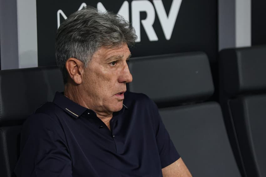 Renato Gaucho tecnico do Gremio durante partida contra o Atletico-MG no estadio Arena MRV pelo campeonato Brasileiro A 2024. Foto: Gilson Lobo/AGIF