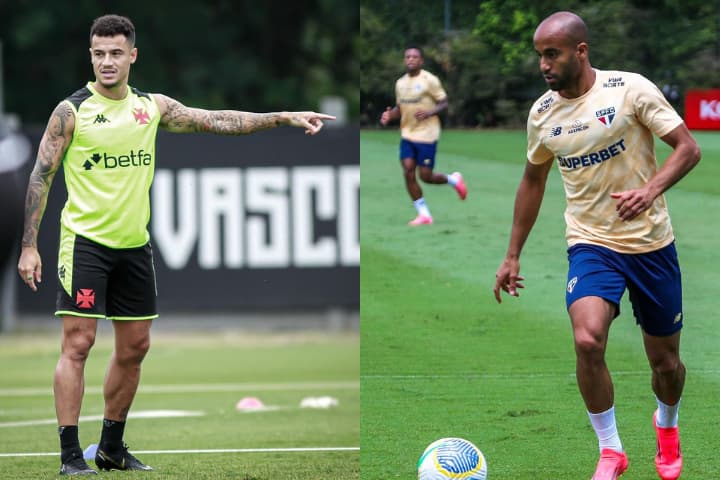 Coutinho - Vasco / Lucas Moura - São Paulo