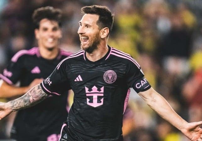 Lionel Messi comemora gol pelo Inter Miami (Foto: Reprodução/Instagram)