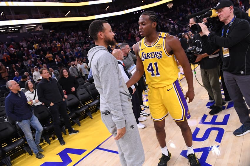 Los Angeles Lakers v Golden State Warriors - Stephen Curry e Quincy Olivari