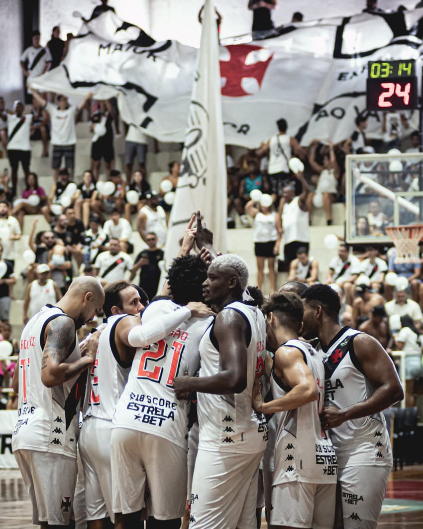 Vasco em ação na NBB (Foto: Mauricio Almeida/ Vasco da Gama)
