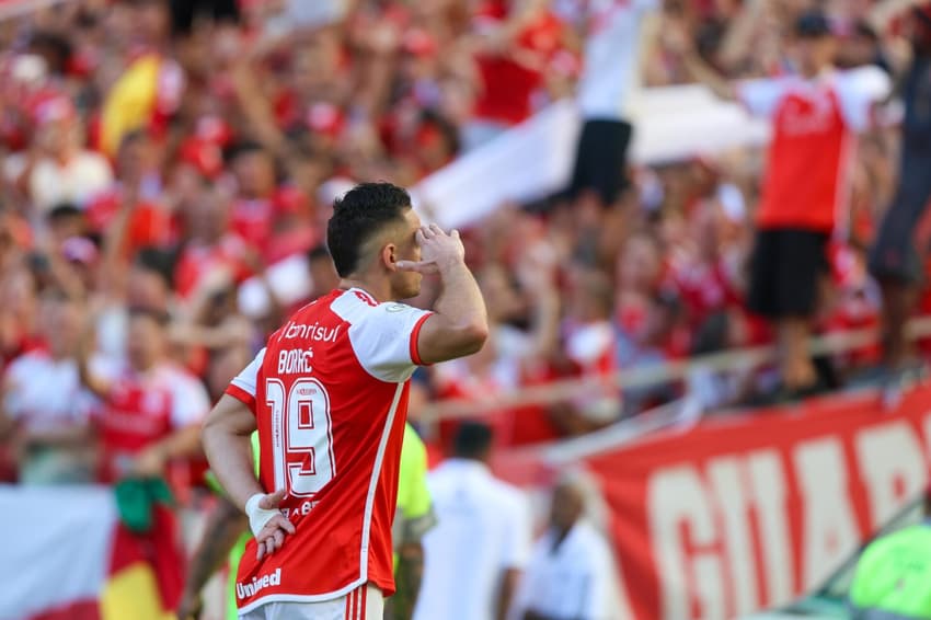 Rafael Borré desfalcará o Internacional contra o Flamengo (Foto: Ricardo Duarte/SC Internacional)