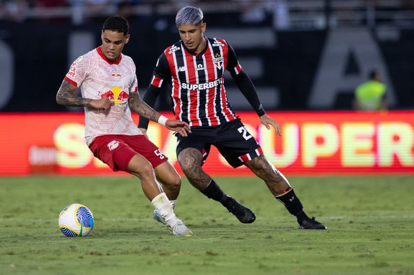 RB Bragantino e São Paulo empataram por 1 x 1 no Brasileirão.