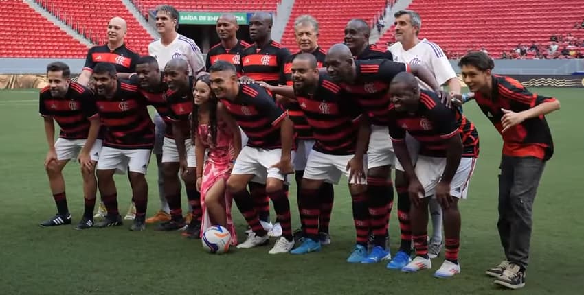 Flamengo x Borussia Dortmund (Foto: Reprodução/FlaTV)