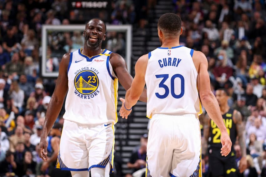 Draymond Green - Stephen Curry - Golden State Warriors x Utah Jazz - NBA