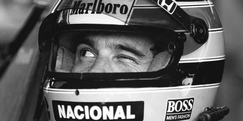 Foto de Ayrton Senna (foto: Evandro Teixeira)