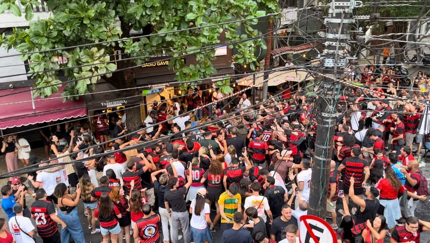 Torcida do Flamengo Gávea