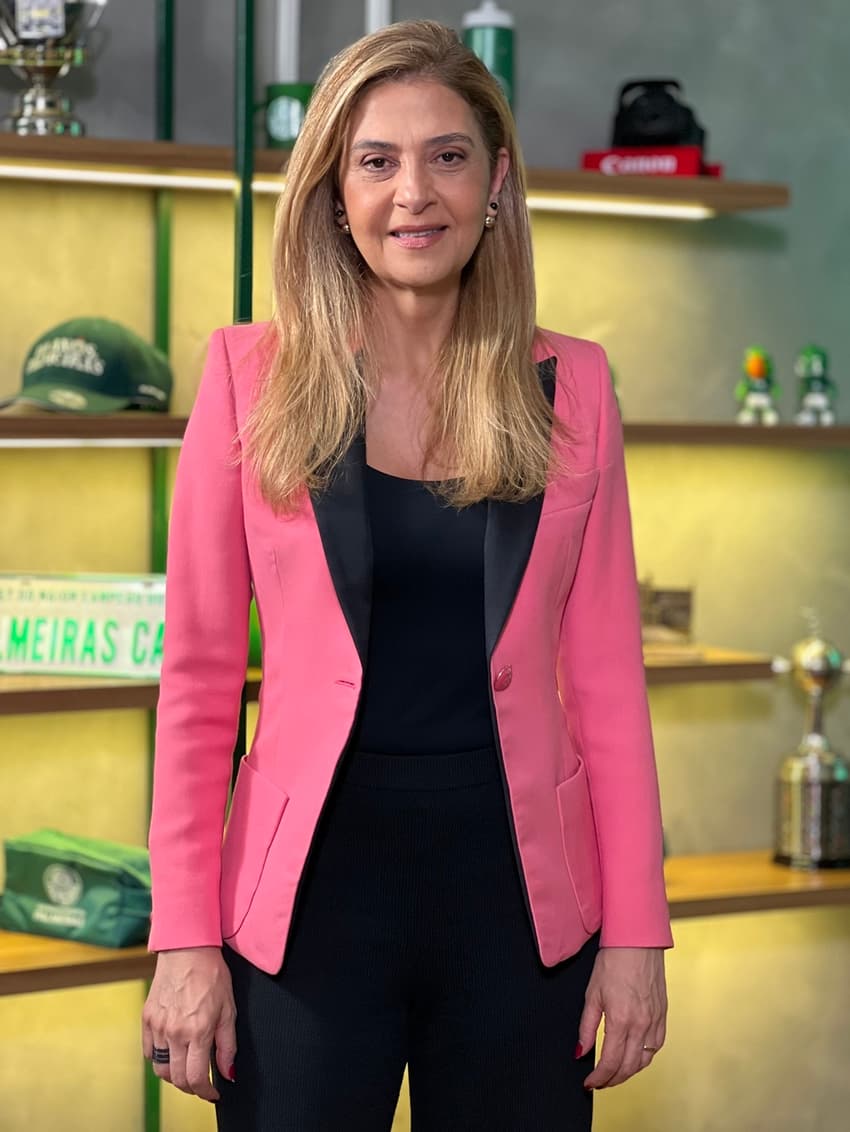 Leila Pereira, presidente do Palmeiras