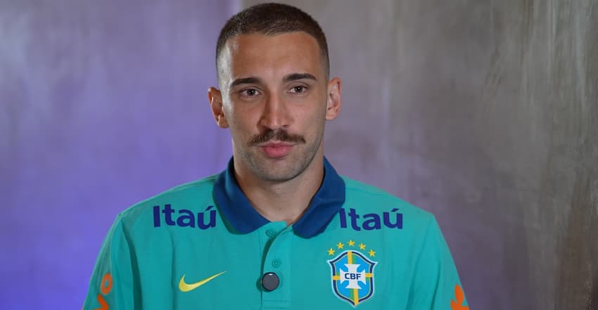 Léo Ortiz, do Flamengo, ficou fora de Brasil x Japão (Foto: Reprodução)