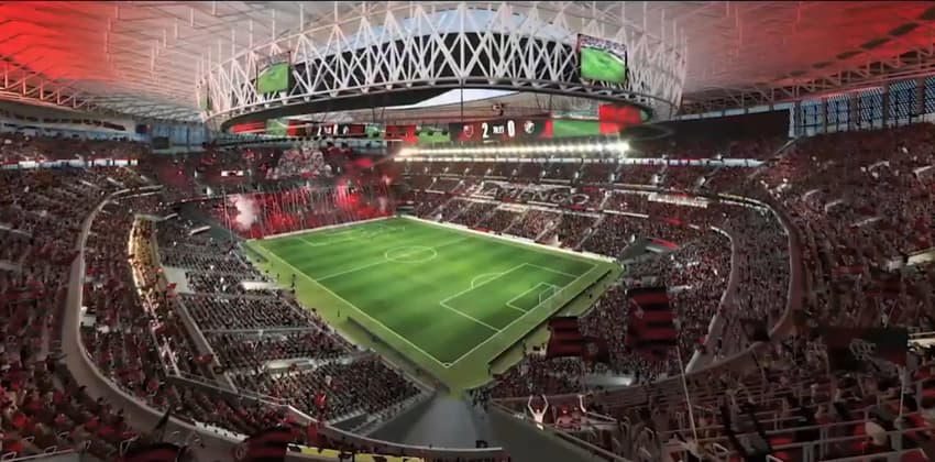 Projeto estádio do Flamengo