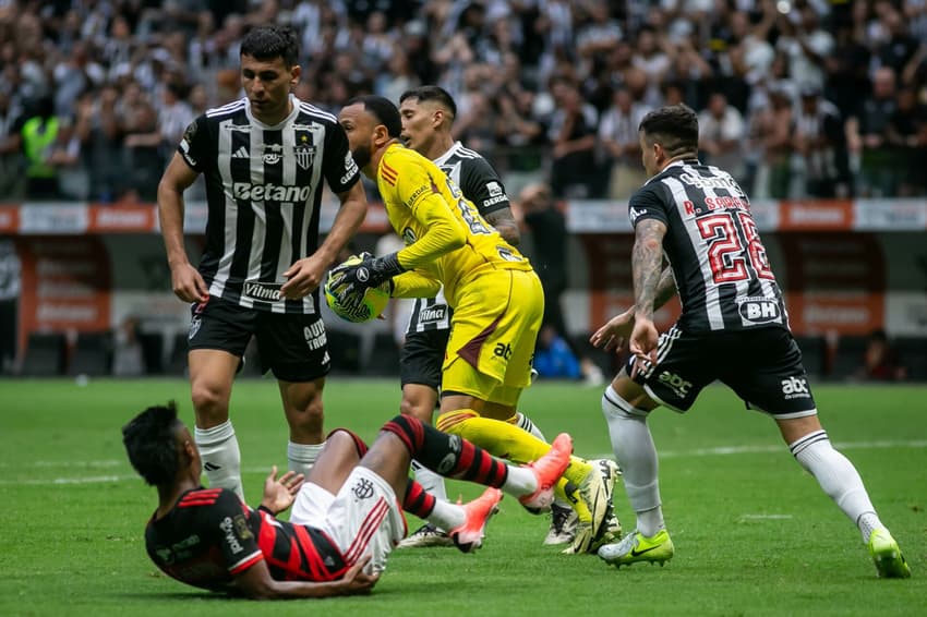 Atlético-MG x Flamengo pela Copa do Brasil em 2024 (Foto: Fernando Moreno/AGIF)