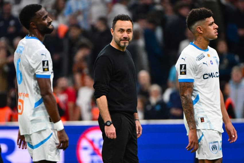 Roberto de Zerbi, treinador do Olympique de Marseille (Foto: Christophe Simon/AFP)