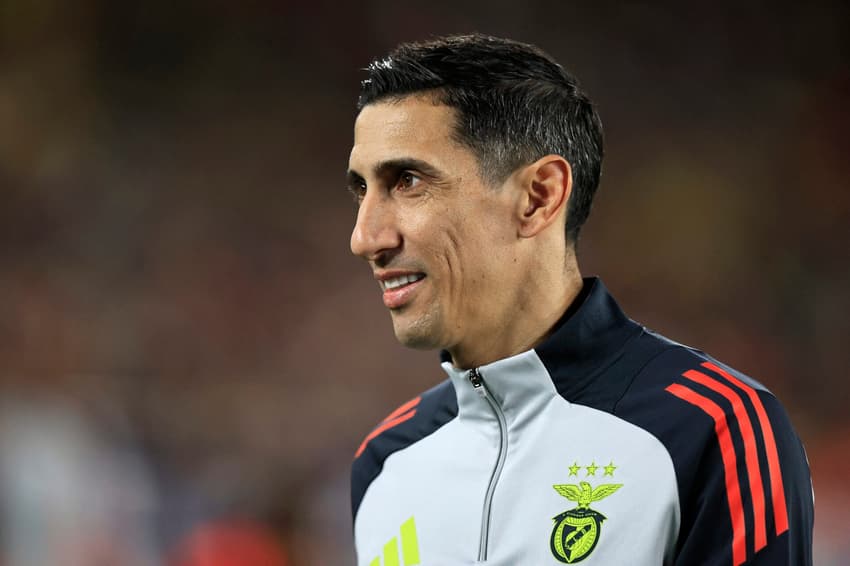 Di María, atacante do Benfica (Foto: Valery Hache/AFP)