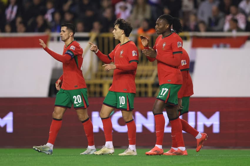 Portugal conquista vitória contra a Croácia pela Liga das Nações da Uefa (Foto:  Damir Sencar/AFP)