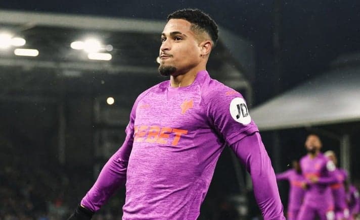 João Gomes comemora gol marcado em Fulham x Wolverhampton (Foto: Reprodução/Instagram)
