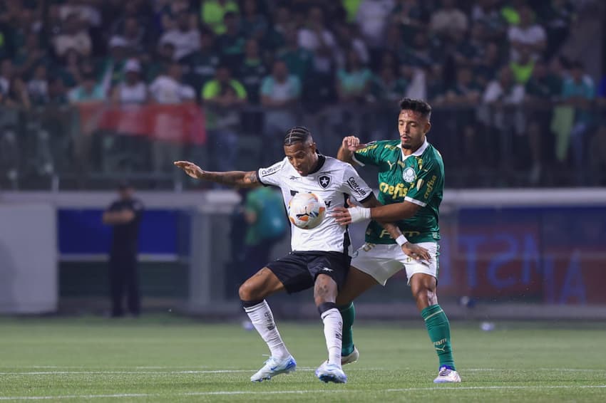 Em jogo que pode decidir o Campeonato Brasileiro, o Botafogo visita o Palmeiras (Foto: Marcello Zambrana/AGIF)