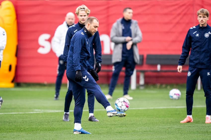 A Dinamarca, de Christian Eriksen encara a Espanha, campeã europeia; confira os destaques dos jogos de hoje (Foto: Ida Marie Odgaard / Ritzau Scanpix / AFP) 