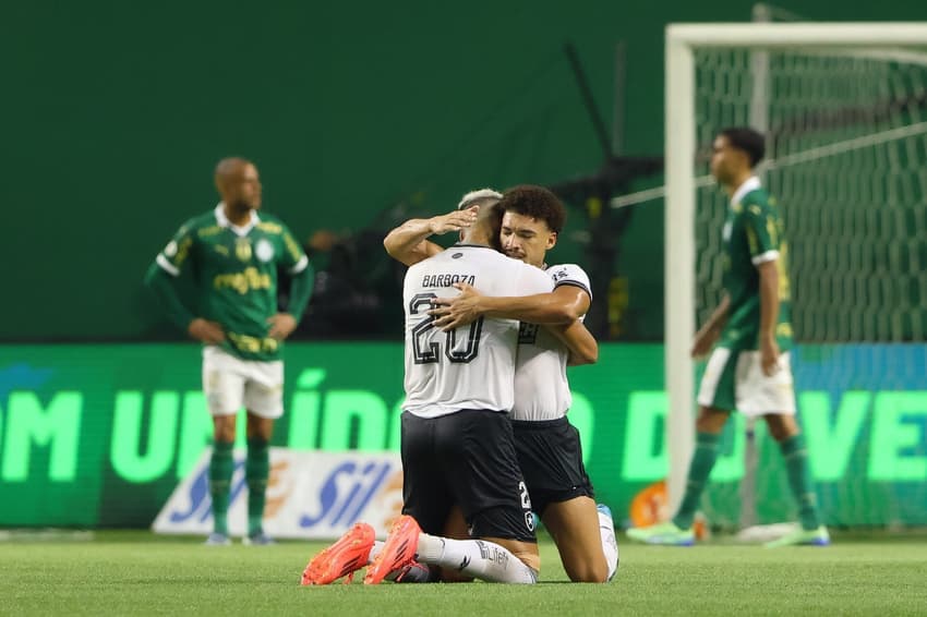 Resultados do Futebol: Botafogo vence o Palmeiras no Allianz Parque (Foto: Joisel Amaral/AGIF)