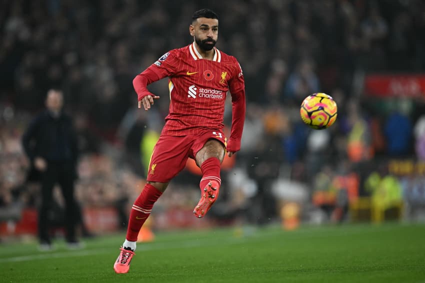 Salah foi o grande destaque do Liverpool na vitória contra o Aston Villa (Foto: Paul Ellis/AFP)