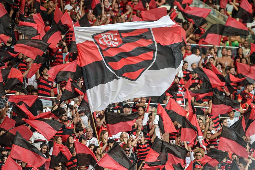 Torcida do Flamengo no jogo contra o Atlético-MG no Maracanã