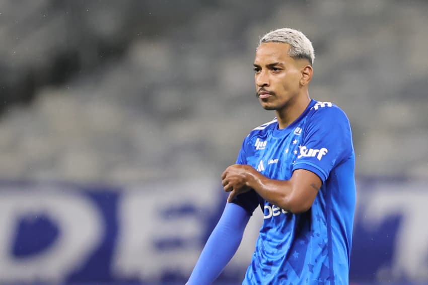 Matheus Pereira foi o autor do gol do Cruzeiro contra o Palmeiras no Mineirão (Foto: Gilson Lobo/AGIF)