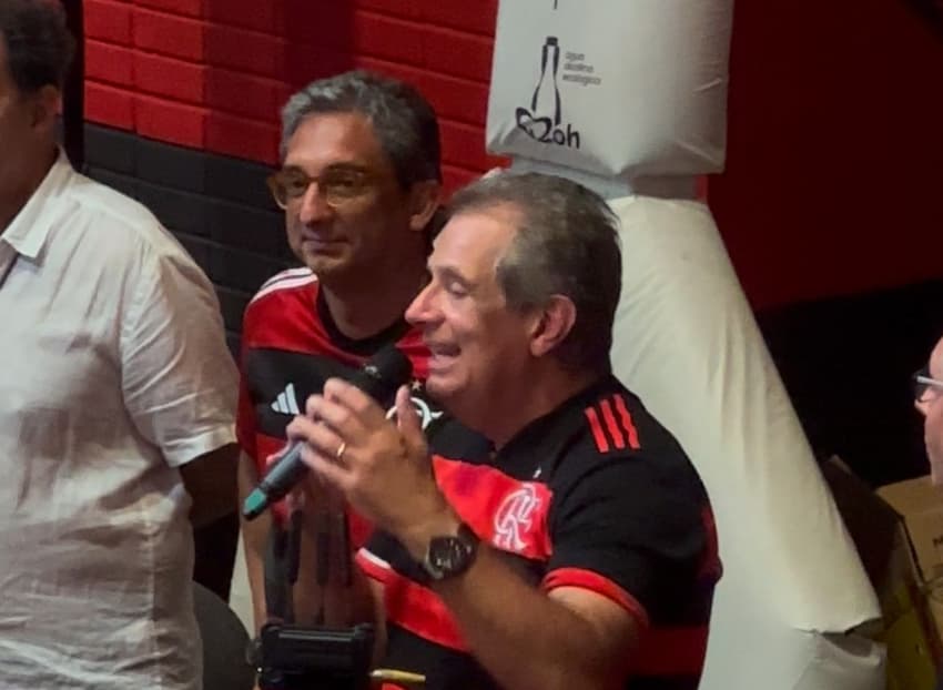 Luiz Eduardo Baptista, o BAP, fala após ser eleito presidente do Flamengo