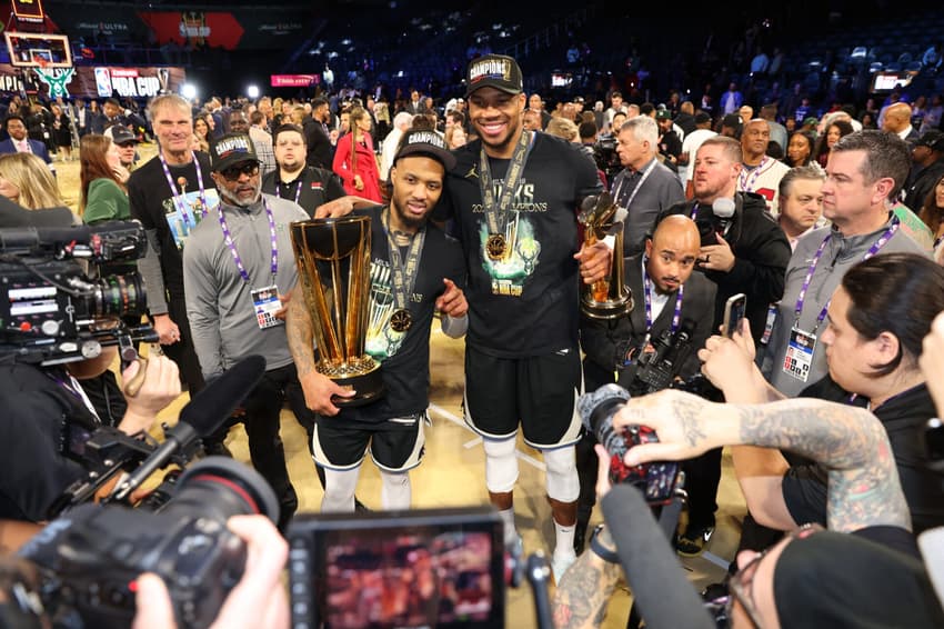 Milwaukee Bucks v Oklahoma City Thunder: Championship – Emirates NBA Cup 2024