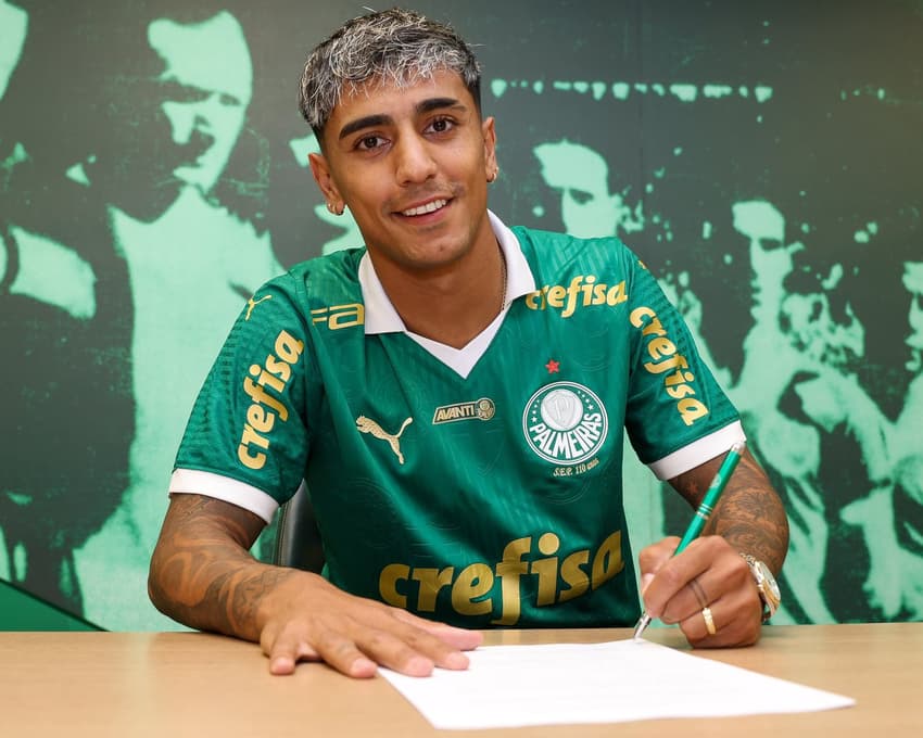 Facundo Torres é anunciado no Palmeiras