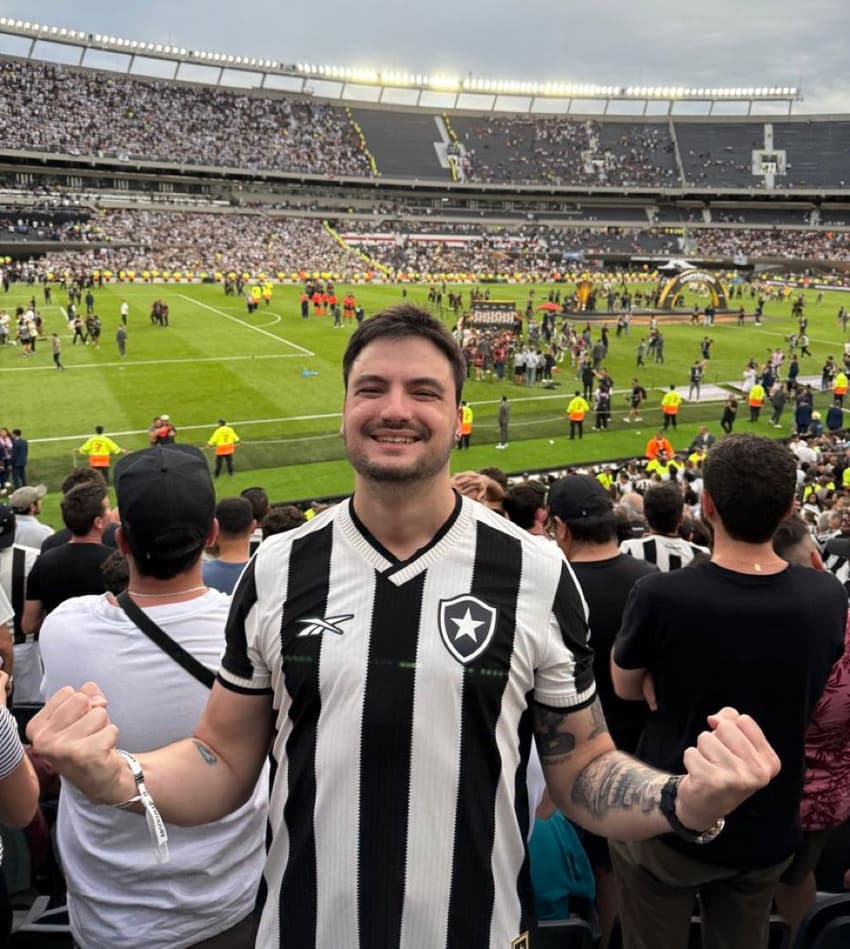 Felipe Nato no jogo do Botafogo na final da Libertadores