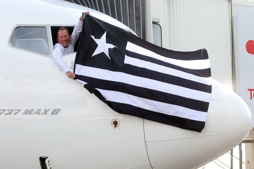 John Textor na festa do Botafogo da Libertadores