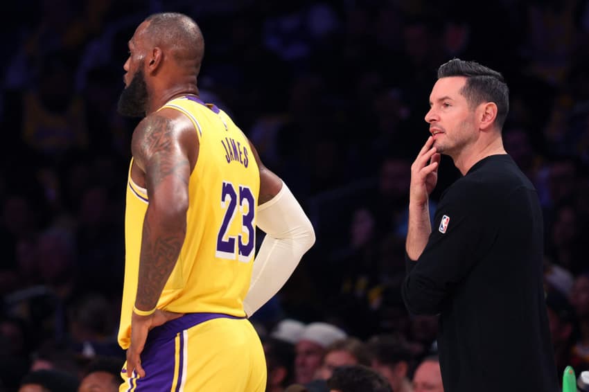 LeBron James e JJ Redick na NBA