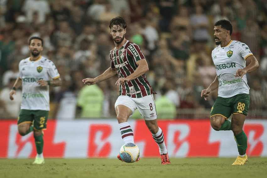 Martinelli em ação na partida entre Fluminense e Cuiabá, pela 37ª rodada do Brasileirão