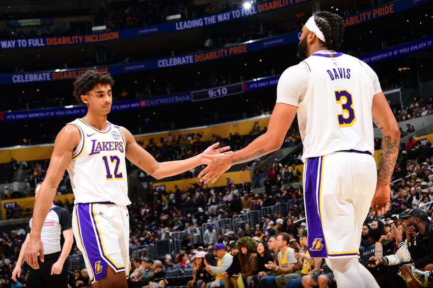 Max Christie - Anthony Davis - Los Angeles Lakers - NBA