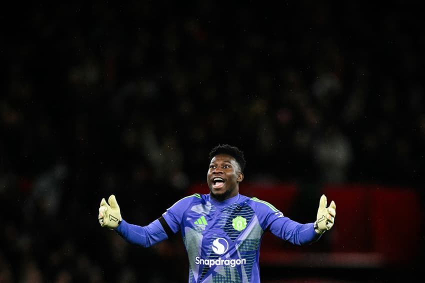 Onana em Manchester United x Nottingham Forest. (foto: Oli SCARFF AFP)