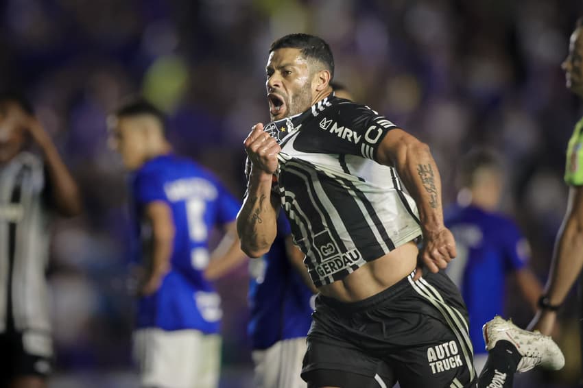 Hulk comemora gol pelo Atlético-MG o Brasileirão