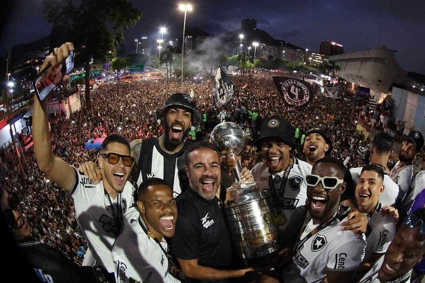 Botafogo comemora o título da Libertadores