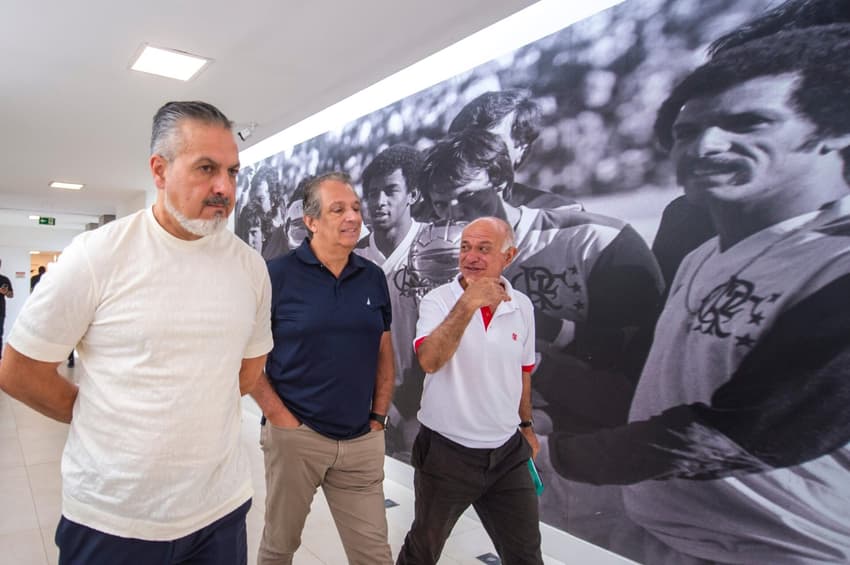 José Boto conheceu o CT do Flamengo acompanhado por Bap