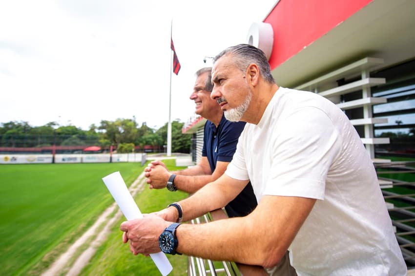 José Boto conheceu o CT do Flamengo acompanhado por Bap