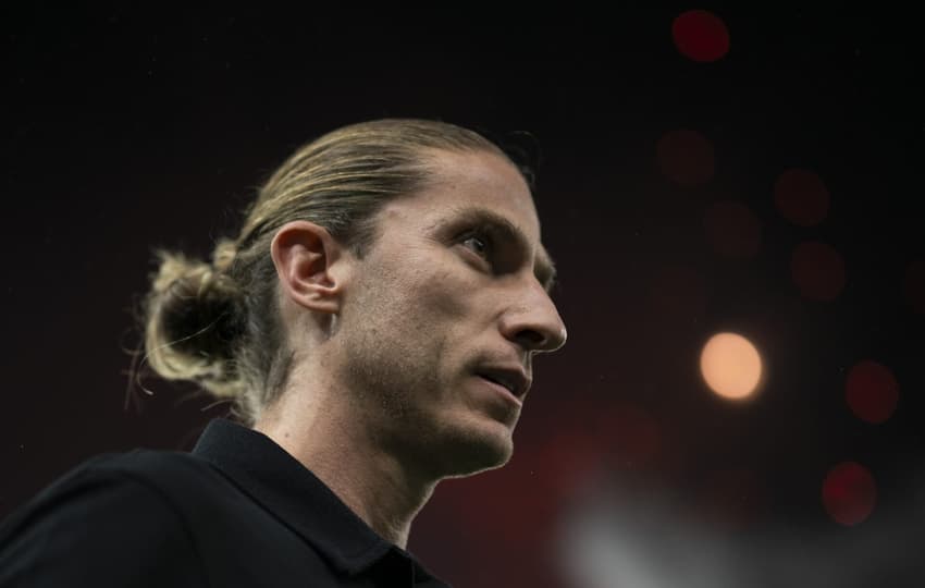 Filipe Luís, técnico do Flamengo, em partida contra o Atlético-MG no Maracanã, pelo Brasileirão (Foto: Jorge Rodrigues/AGIF)