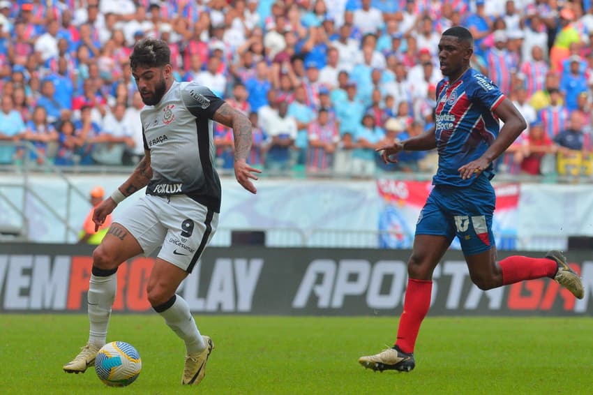 Corinthians e Bahia disputam vaga para a Libertadores de 2025; confira as informações do jogo de hoje (Foto: Walmir Cirne/AGIF)