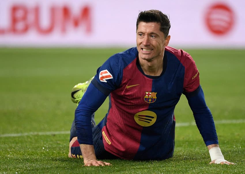 Lewandowski lamenta chance perdida pelo Barcelona contra o Leganés