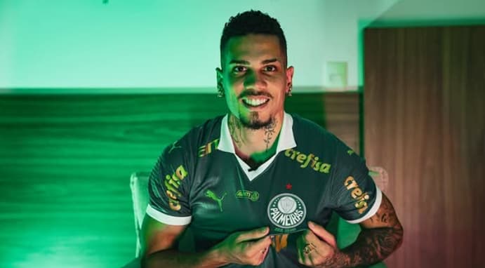 Paulinho foi anunciado como novo reforços do Palmeiras