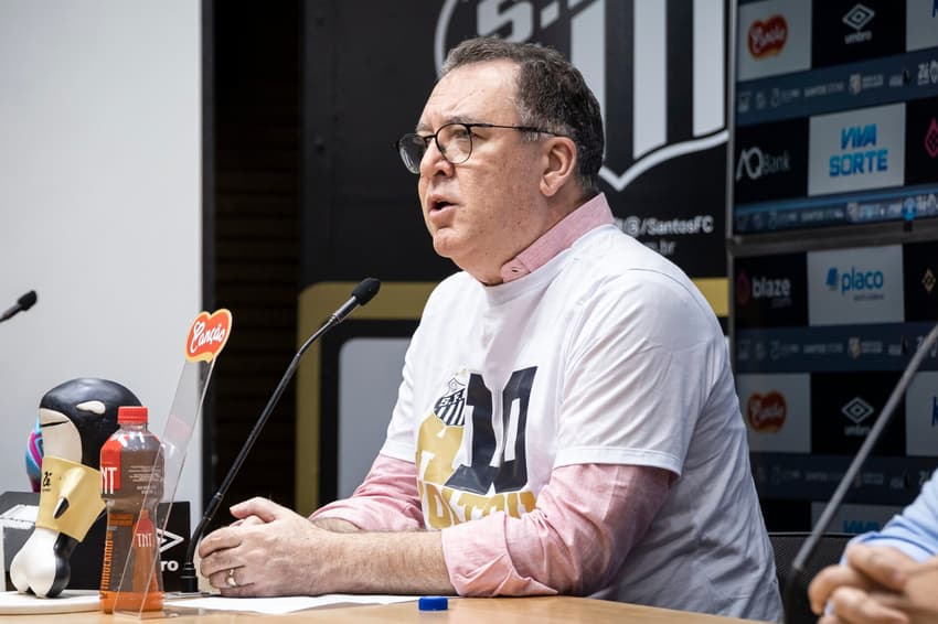 Marcelo Teixeira, presidente do Santos