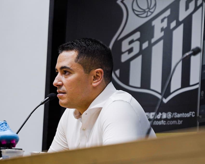 Marcelo Teixeira, presidente do Santos